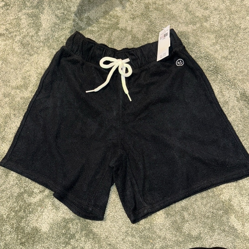BRAND NWT Super Soft Gilly Hicks black loungewear shorts